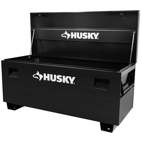 husky 24 in. d steel job site tool box|husky 56 tool chest.